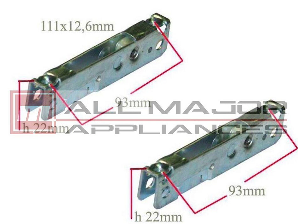 458004801 GENUINE TECHNIKA Oven Door Support Hinges (PAIR)