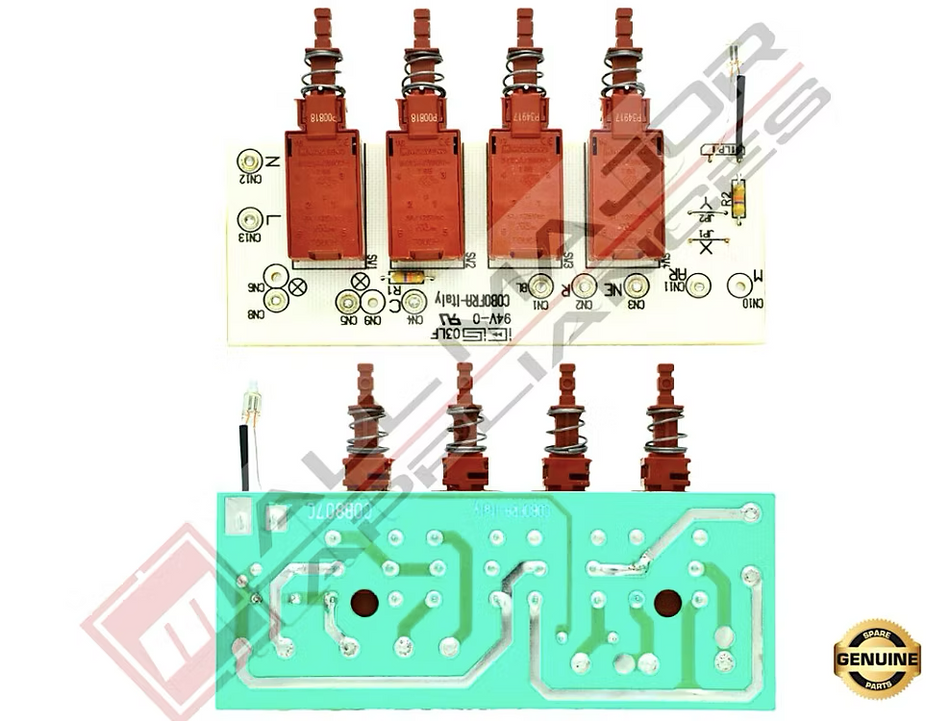 R224009X ILVE Rangehood Light & Fan Control Switches Assembly