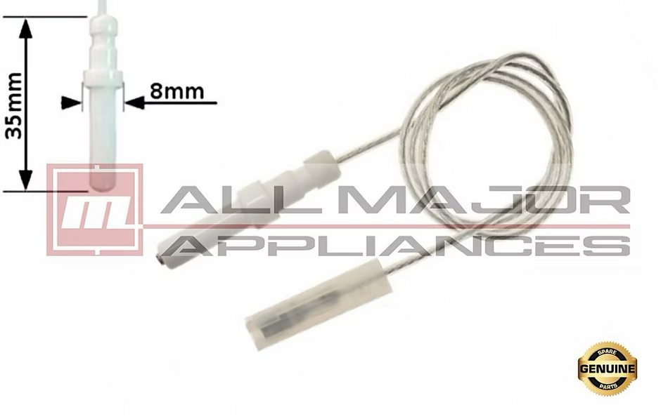 810930153 GENUINE SMEG Cooktop Burner Ignition Candle/Spark Plug