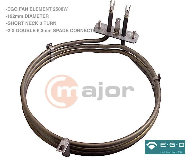 00600676 BOSCH EGO Oven Fan Forced Element 2500W