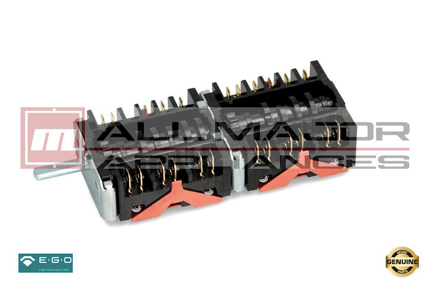 602031 GENUINE BERTAZZONI Oven Commutator Function/Selector Switch (9 POS + 0)