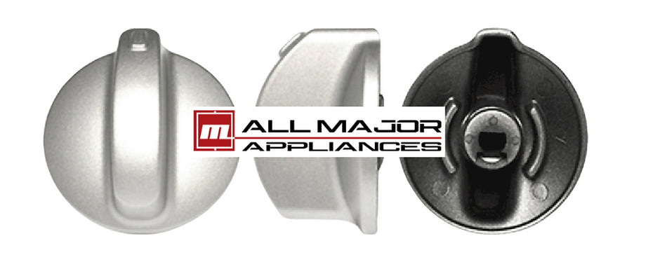 0019008096 CHEF Oven Selector Control Silver Knob