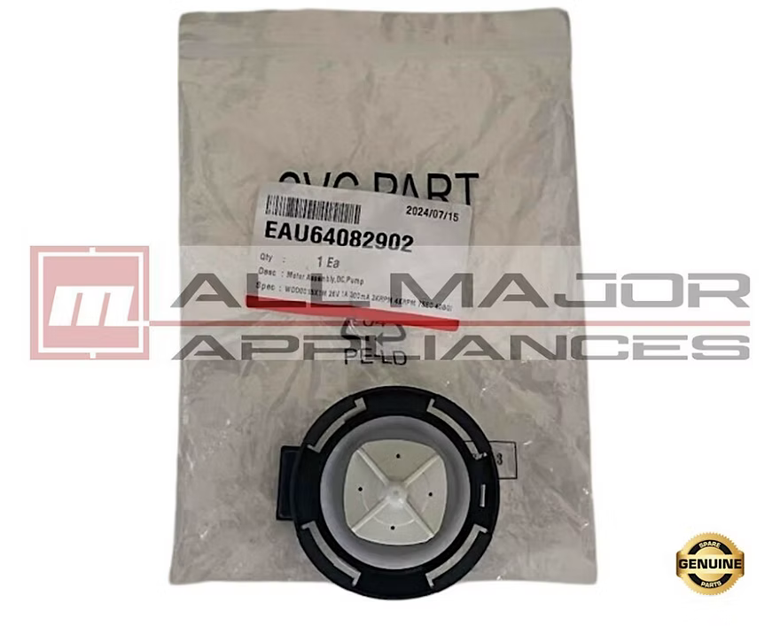 EAU64082902 GENUINE LG FL Washing Machine Drain Pump Motor