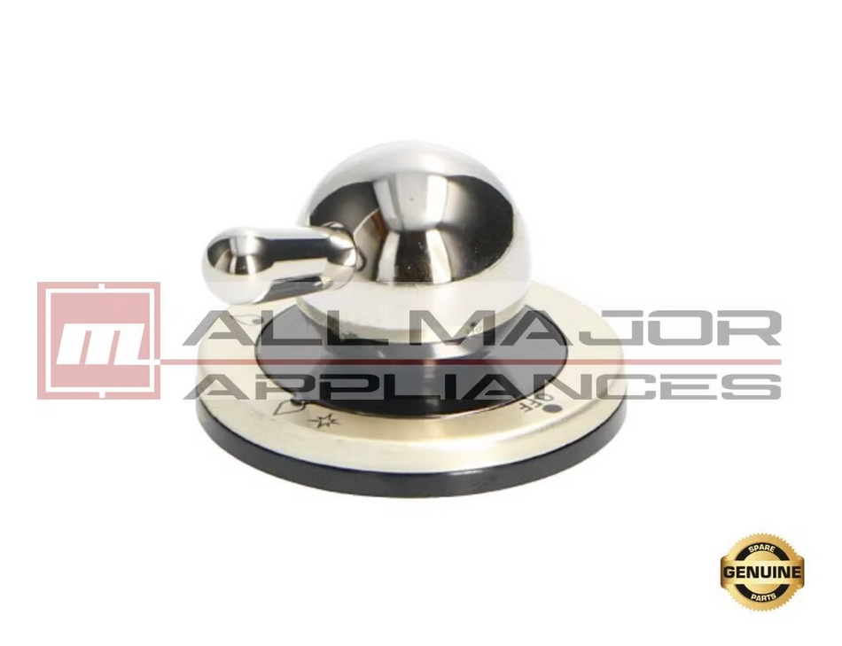 G/340/00/08 GENUINE ILVE Oven/Cooktop Gas Control Chrome Knob - Nostalgie Series