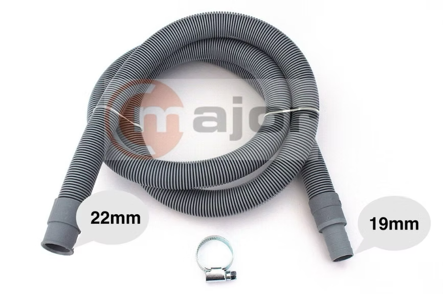 UNI15M UNIVERSAL Washing Machine Drain Hose Extension Kit (w/ Clamp)