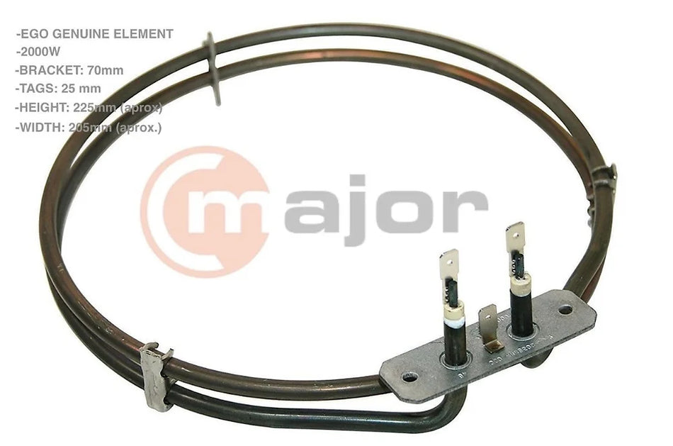 32001562 GENUINE BELLING Oven Fan Forced Element 2000W
