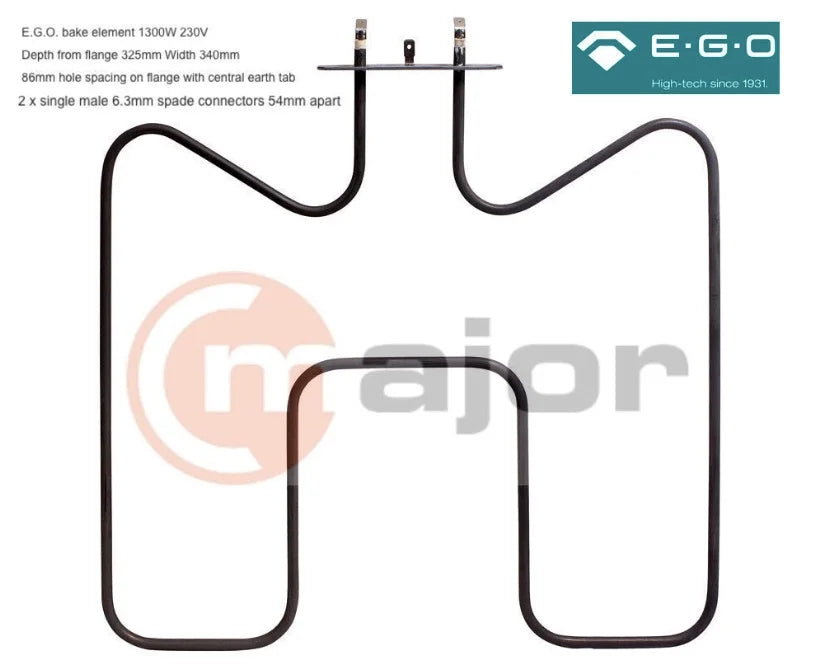 1170000708 GENUINE BAUMATIC Oven Lower Bottom Grill Bake Element 1300W