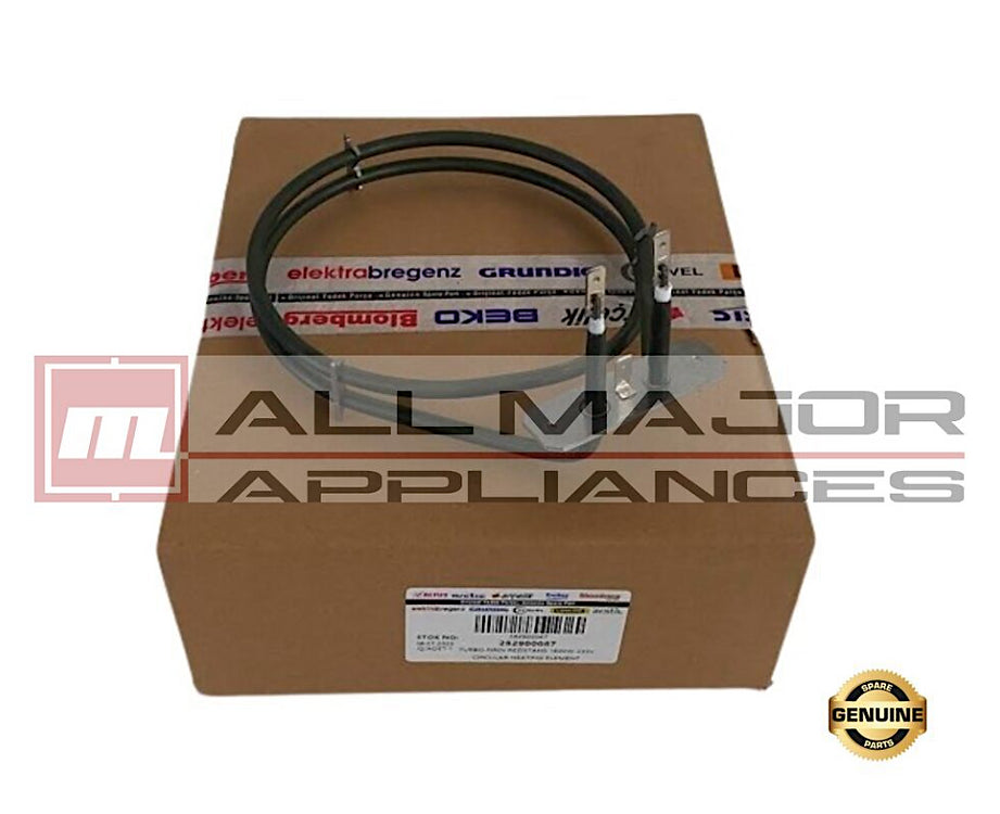 262900067 GENUINE BEKO Oven Fan Forced Element 1600W