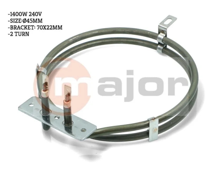 806890835 SMEG Oven Fan Forced Element 1400W