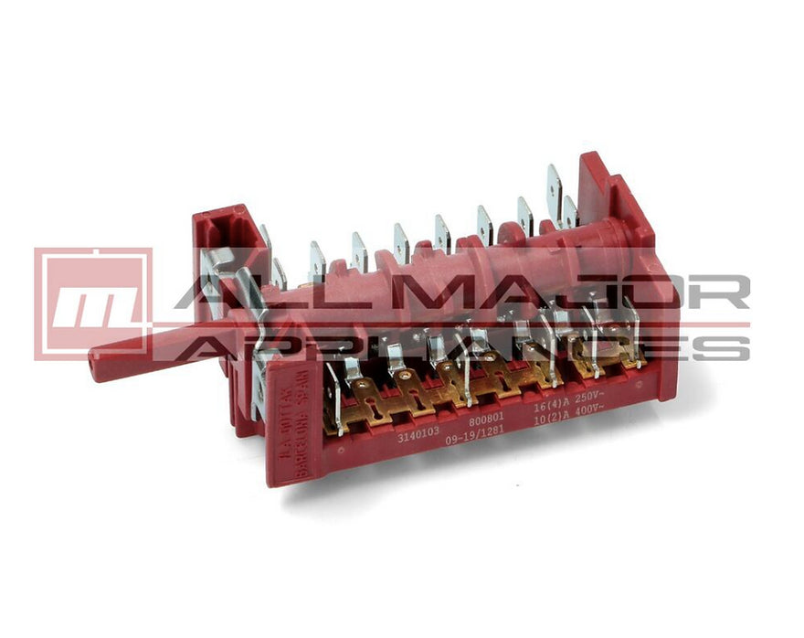 3140103 BAUMATIC Oven Function/Selector Switch (9 POS + 0)
