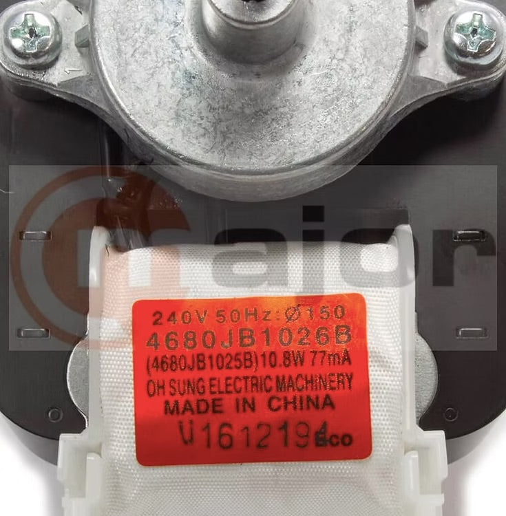 4680JB1026B GENUINE LG Fridge Condenser Fan Motor