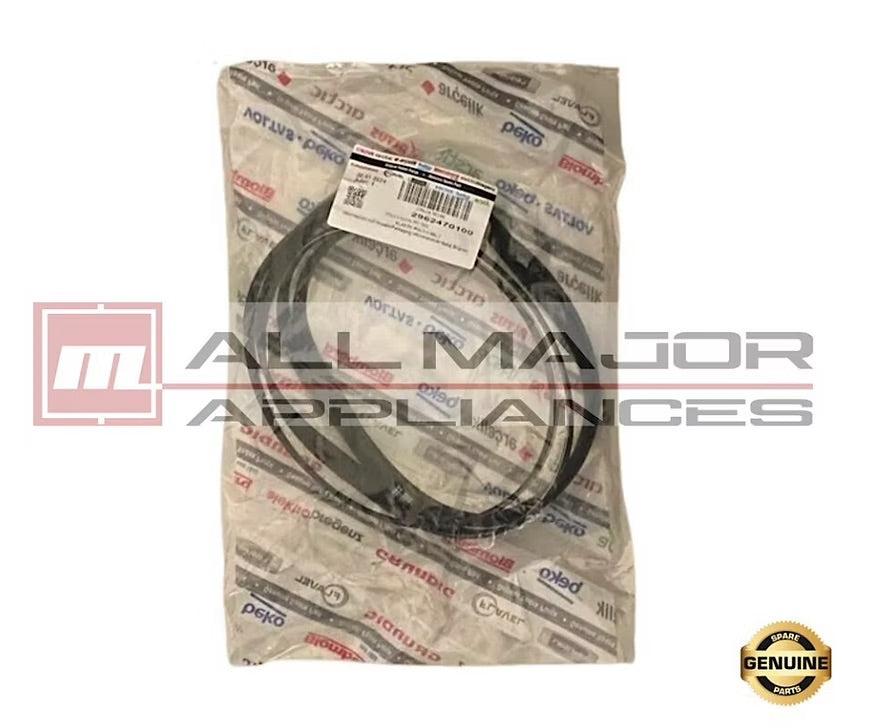 2962470100 GENUINE BEKO Dryer Elastic Poly-V Belt