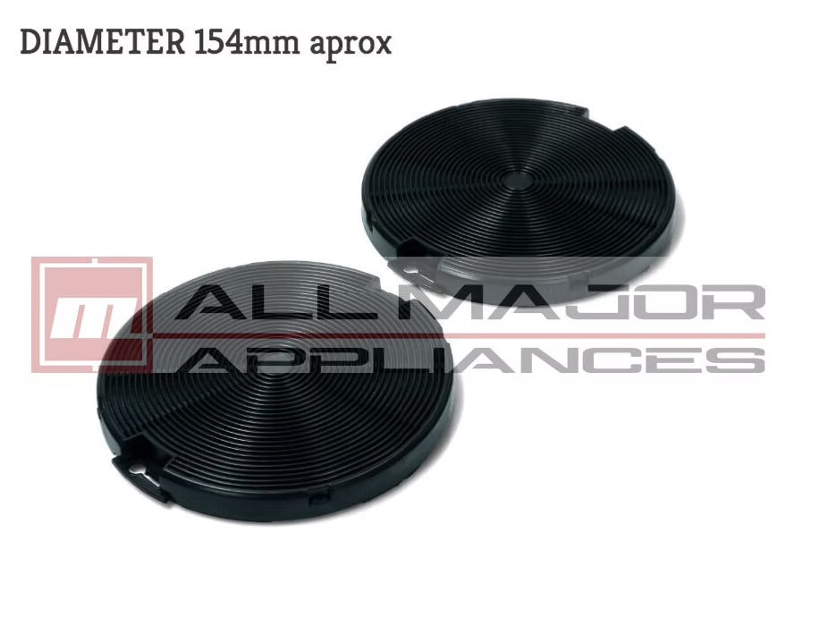 4055093712 GENUINE WESTINGHOUSE Rangehood Carbon Filters Set (2pk)