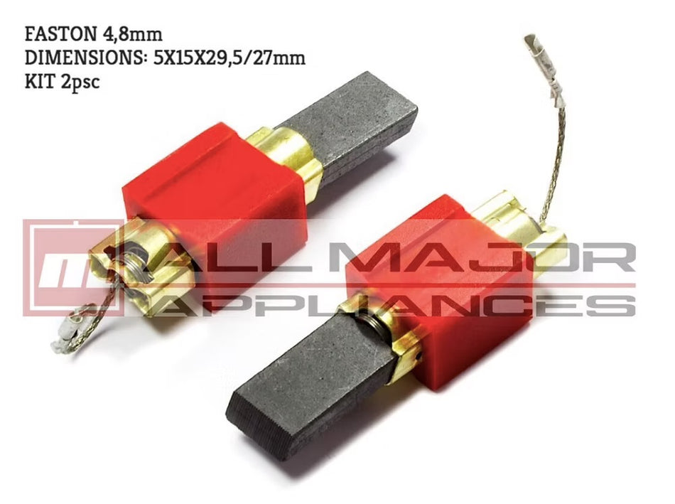 04297414 MIELE Washing Machine Motor Carbon Brushes (PAIR)