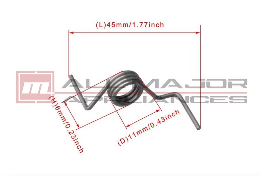 DA81-01345B GENUINE SAMSUNG Fridge French Door Spring (2pkt)