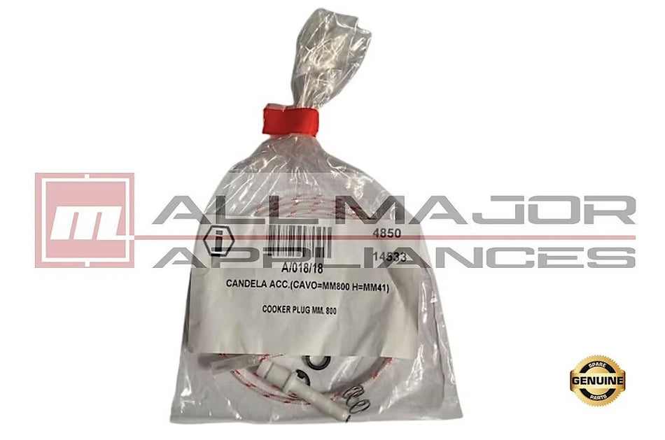 A/018/18 GENUINE ILVE Cooktop Burner Ignition Candle/Spark Plug