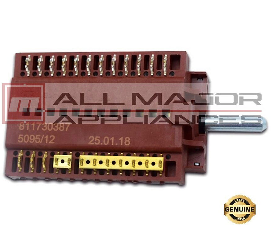 811730387 SMEG Oven Function/Selector 9 Position Switch