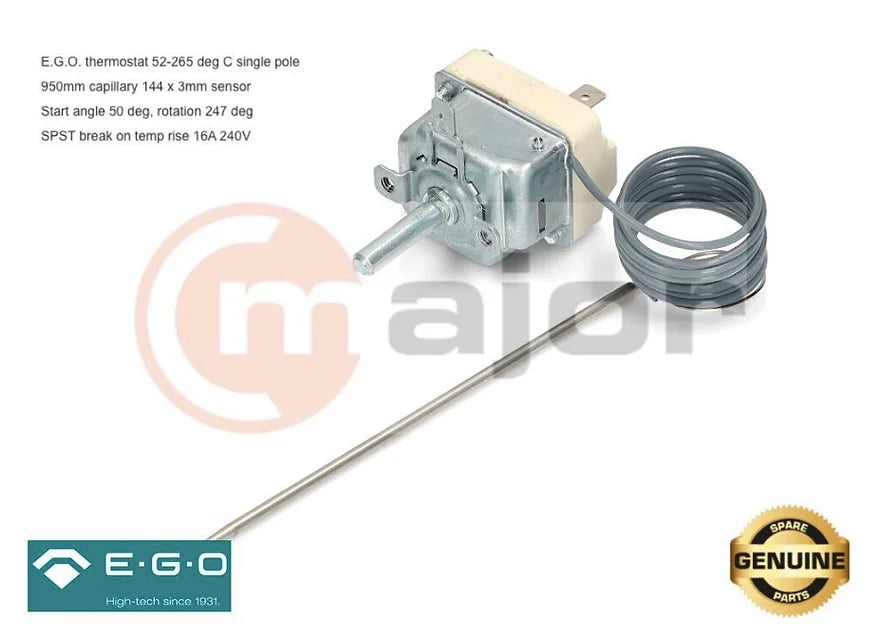 818730401 SMEG GENUINE EGO Oven Thermostat 50°C-265°C
