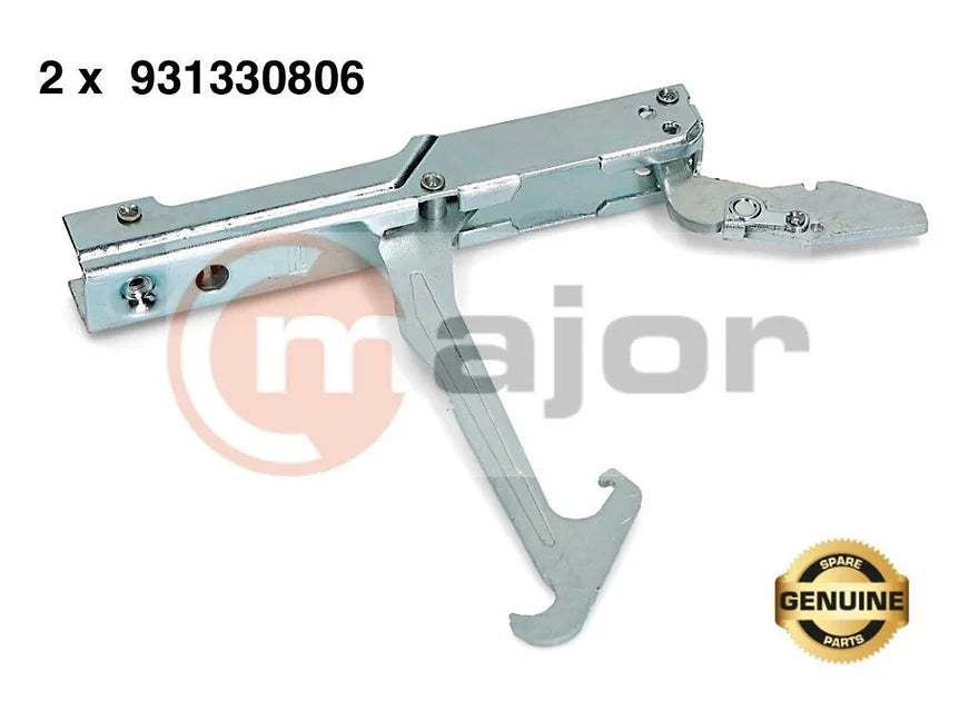 931330806 GENUINE SMEG Oven Door Hinges (PAIR)