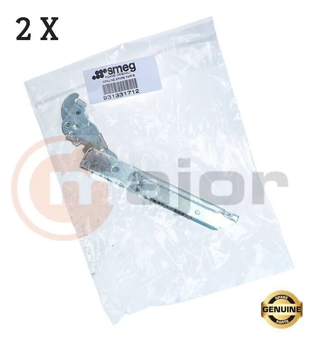931331712 GENUINE SMEG Oven Door Hinges (PAIR)