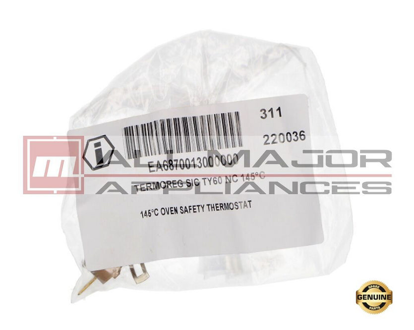 A/492/22 ILVE Oven Temperature Control Safety Thermostat 145°C