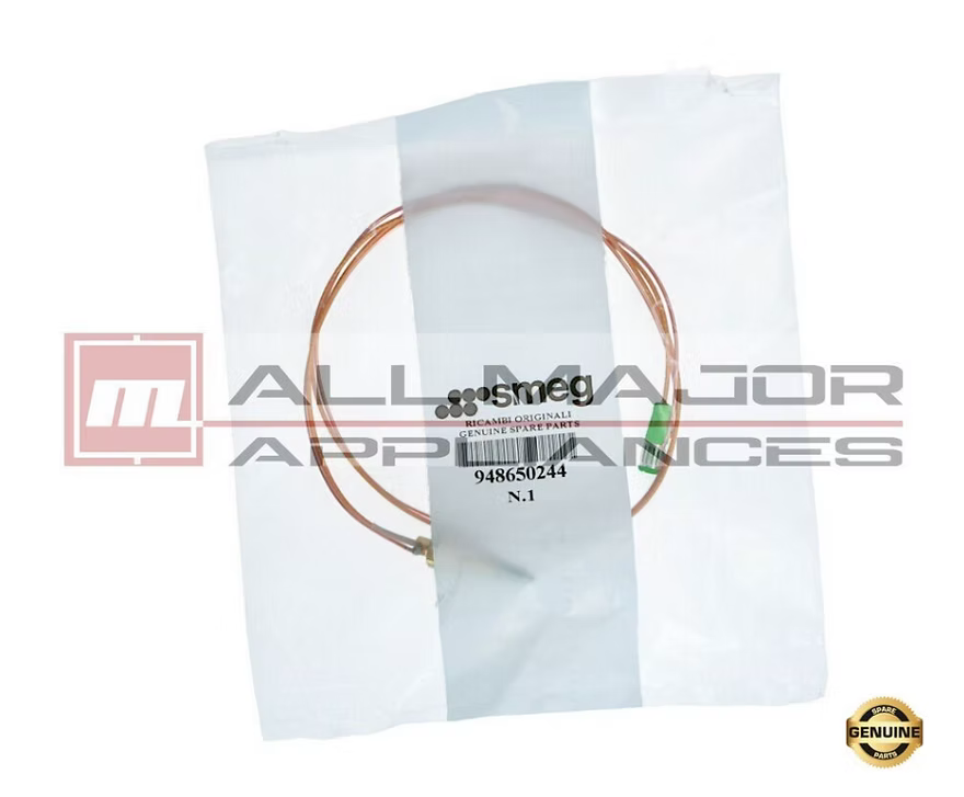 948650244 GENUINE SMEG Cooktop Thermocouple 650mm (Jack Connection)