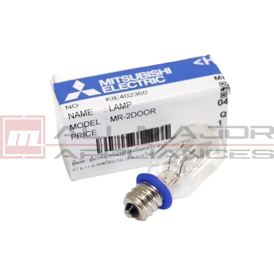 KIE402360 GENUINE MITSUBISHI ELECTRIC Fridge Light Bulb E12 15W (incl. O-Ring)