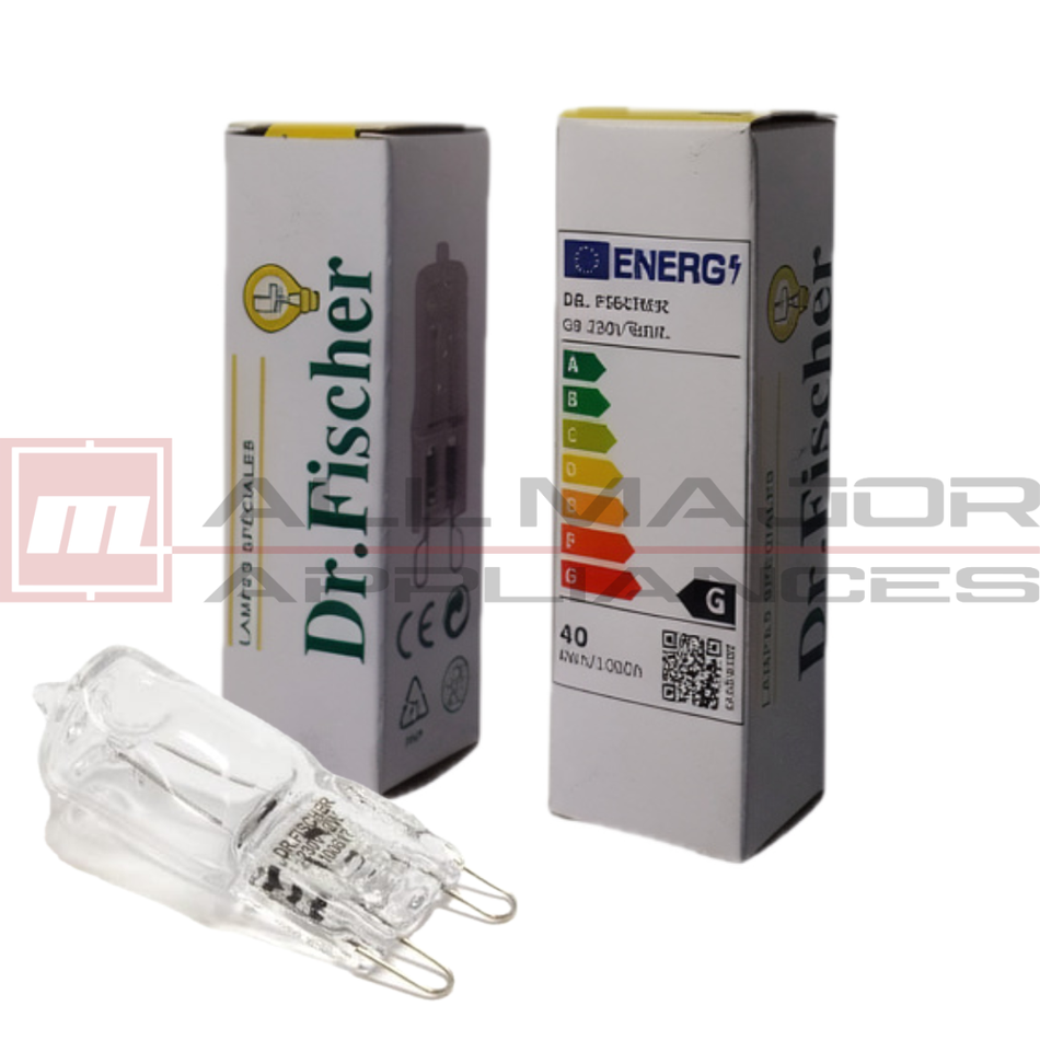 824610747 SMEG Oven Halogen Light Globe G9 40W
