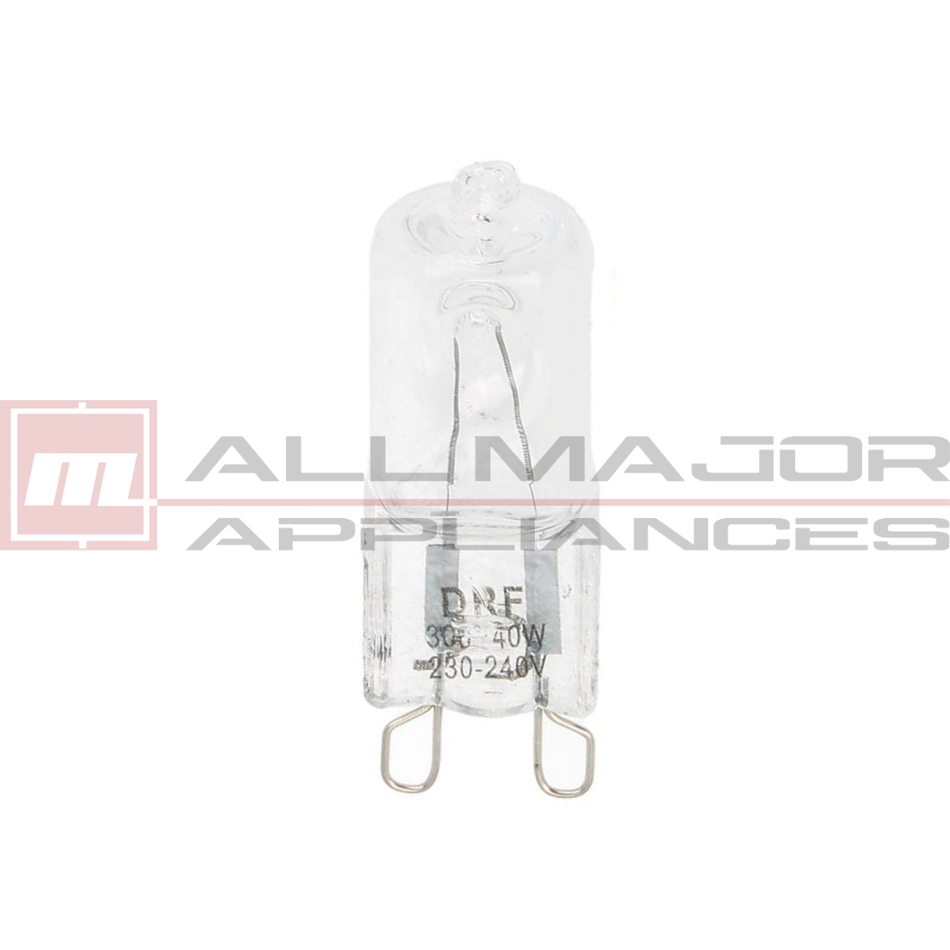 824610747 SMEG Oven Halogen Light Globe G9 40W