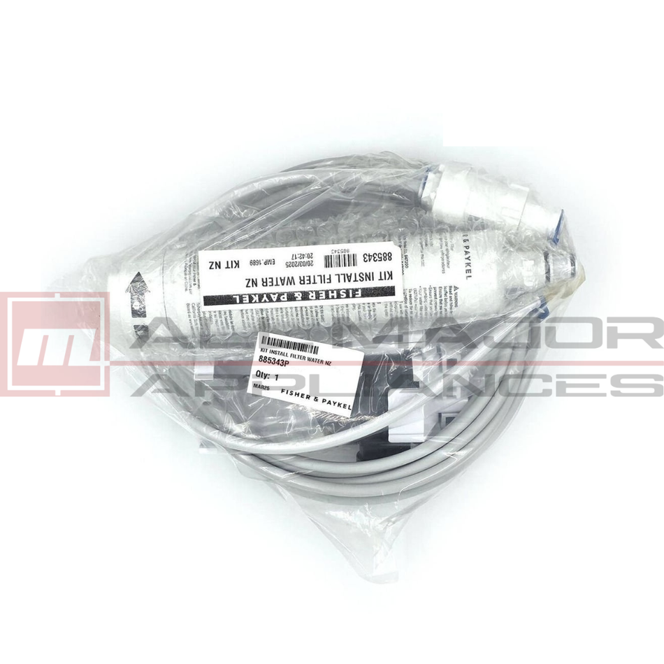 885343P GENUINE FISHER & PAYKEL Fridge Water Filter Install Kit