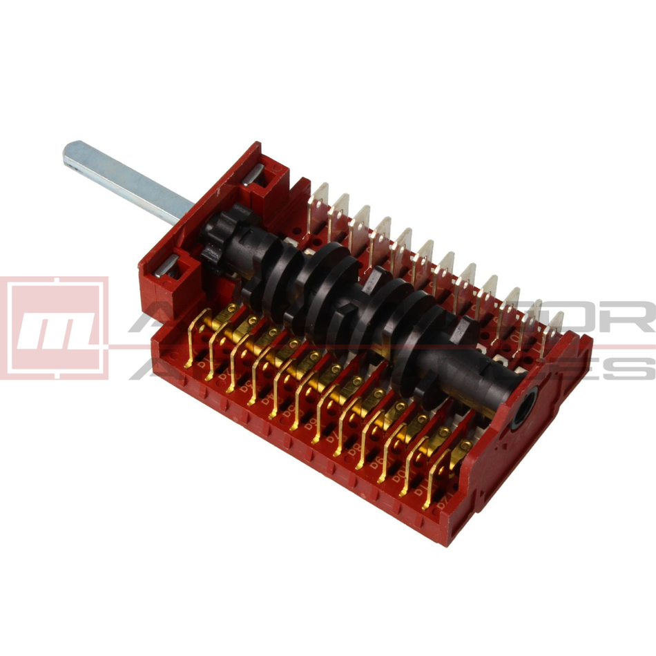 811730326 GENUINE SMEG Oven Function Selector 8-Position Switch