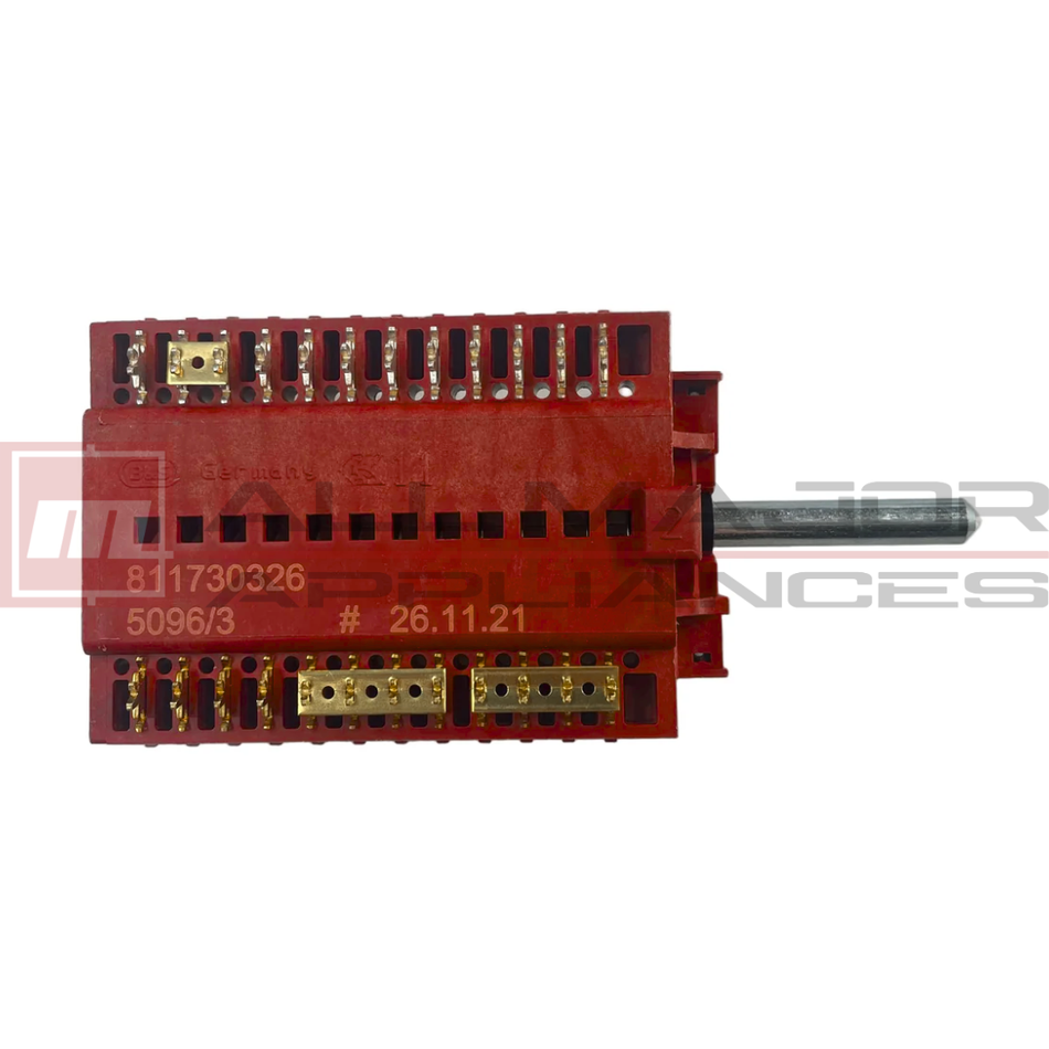 811730326 GENUINE SMEG Oven Function Selector 8-Position Switch