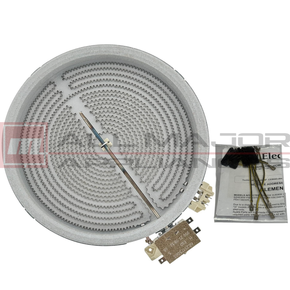 4055980504 CHEF GENUINE EGO Cooktop Dual Ceramic Element Ø230mm