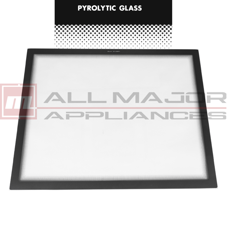 4055549747 GENUINE CHEF Pyrolytic Oven Inner Door Glass