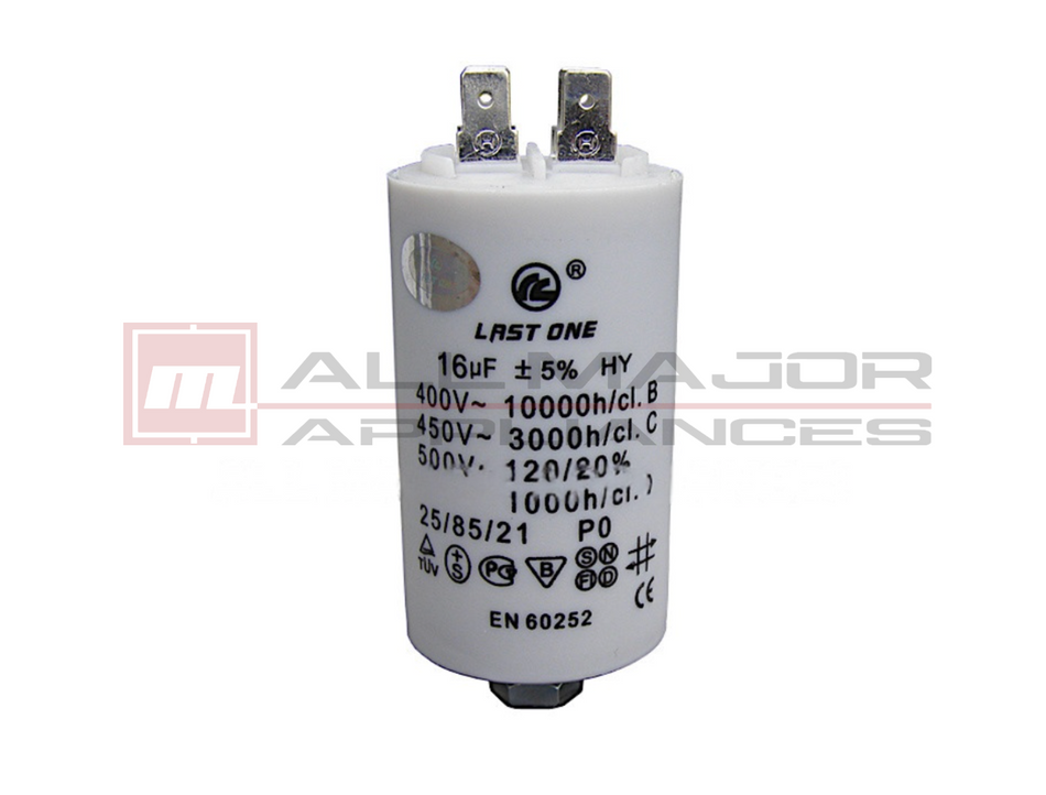 GENUINE LAST ONE 16µF Plastic Motor Run Capacitor - Ø40mmx70mm