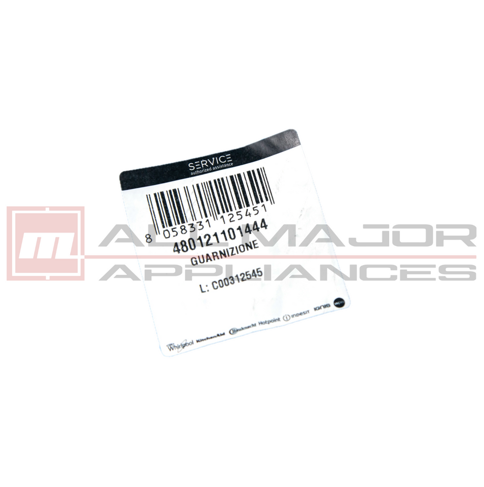 480121101444 GENUINE WHIRLPOOL Oven Door Seal/Gasket